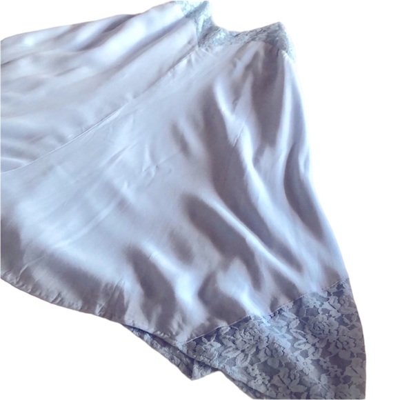 Staccato Strap Lace Soft Blue Tunic Dress M - Picture 11 of 12